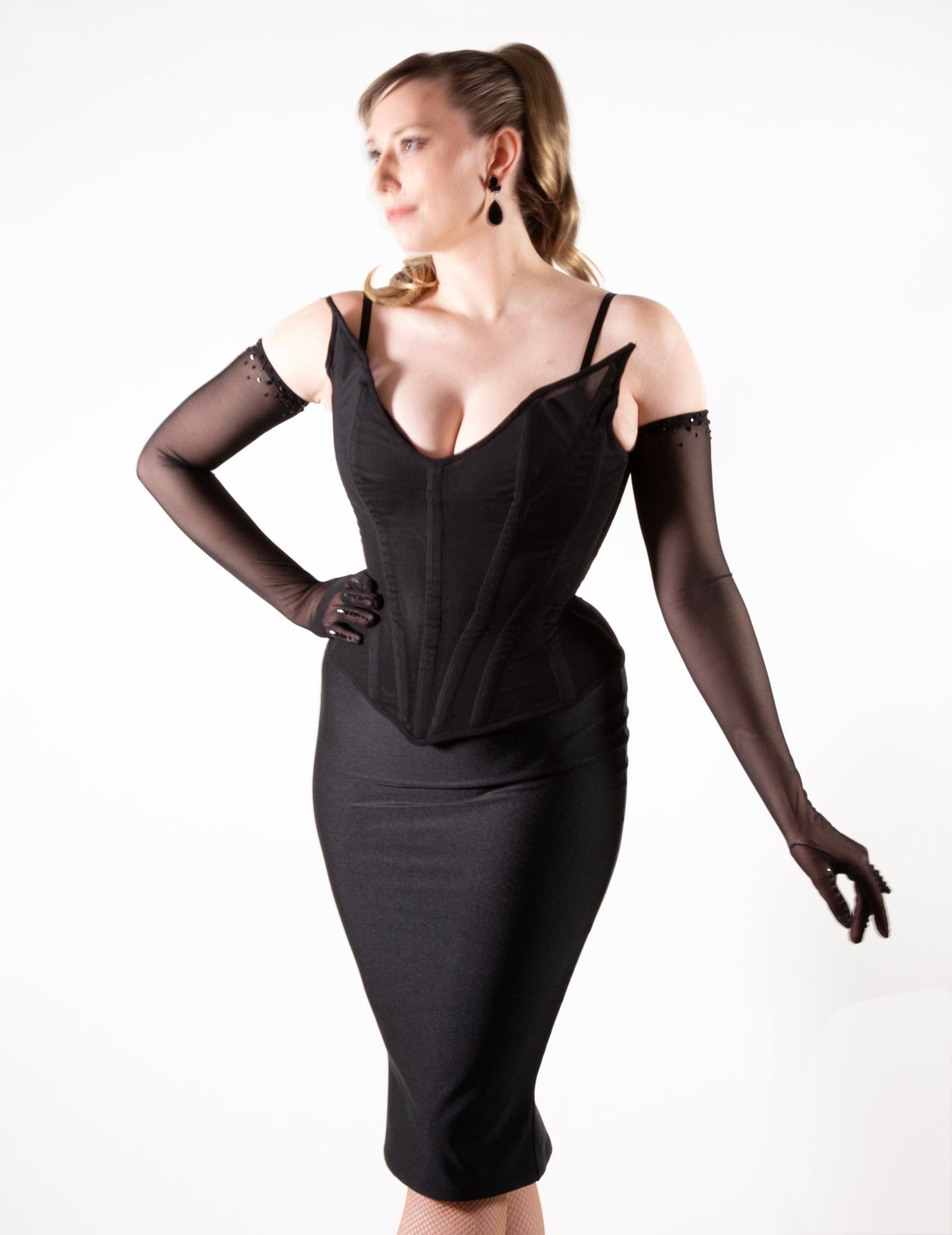Crystal Mesh Gloves - Garo Sparo
