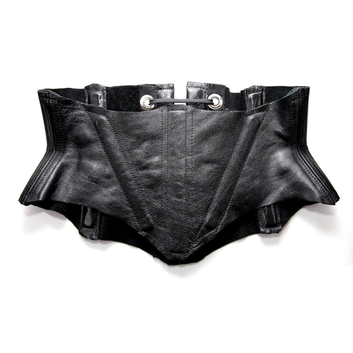 Raw Leather Low Slung Cincher Belt - Garo Sparo