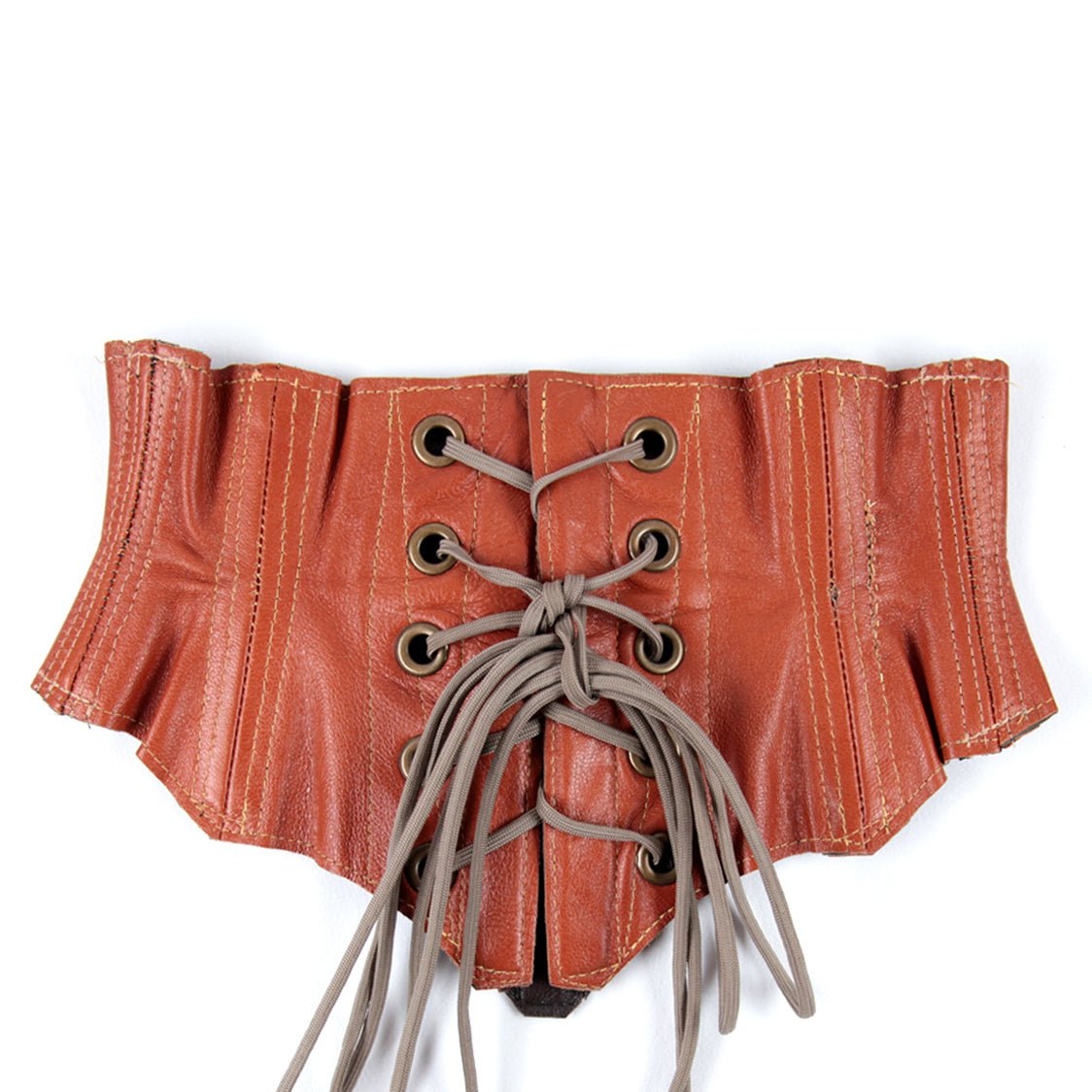 Reversible Raw Leather Cincher Belt - Garo Sparo